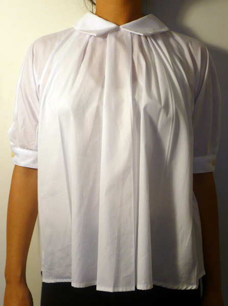 box pleat shirt men's